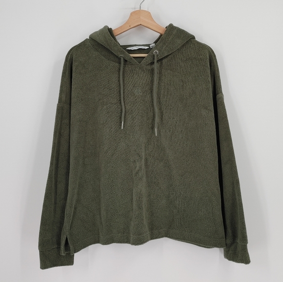 Calvin Klein | terry cloth hoodie - Picture 1 of 5